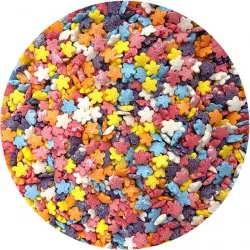 Cukrové zdobenie Farebné hviezdy 80g - I LOVE CAKES