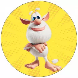 Jediteľný papier Booba na žltom pozadí 19,5 cm - Pictu Hap