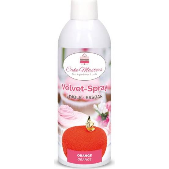 Pomarančový sprej Velvet, 400g - Cake Masters