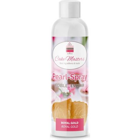 Farba v spreji perleťová 100ml, kráľovské zlato - Cake Masters