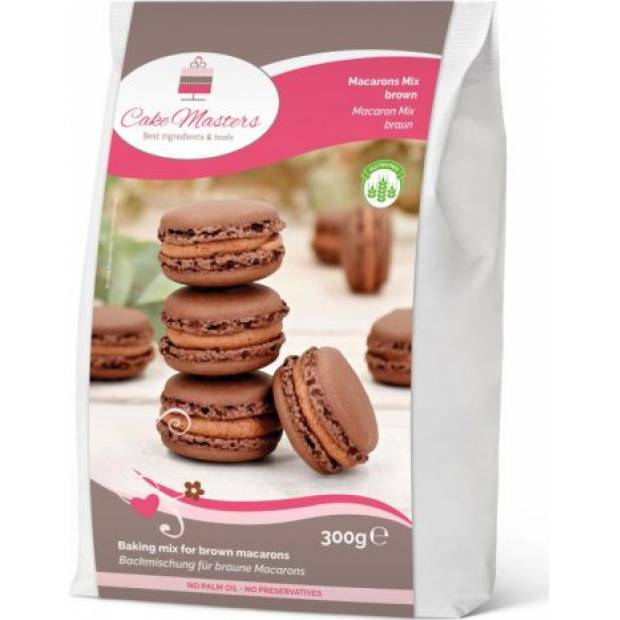 Zmes na makrónky 300 g hnedej farby - Cake Masters