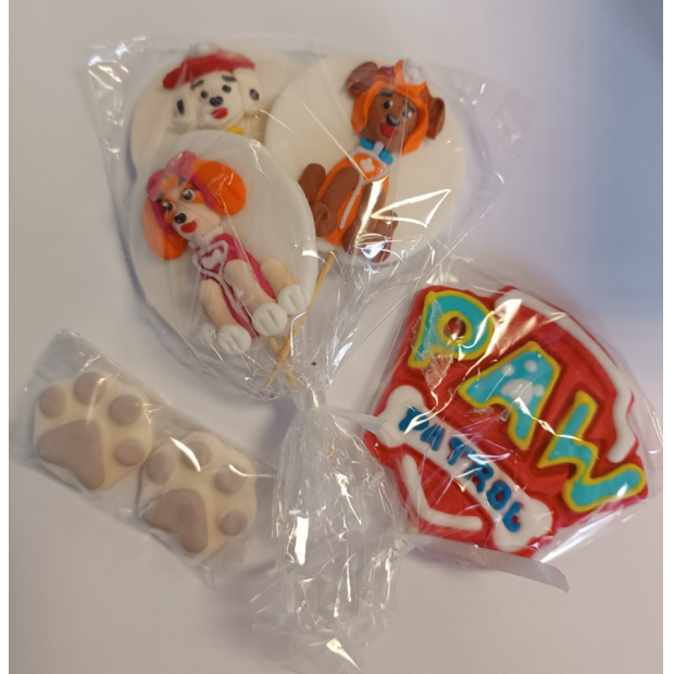 Cukrová figúrka Paw Patrol 6ks - K Decor