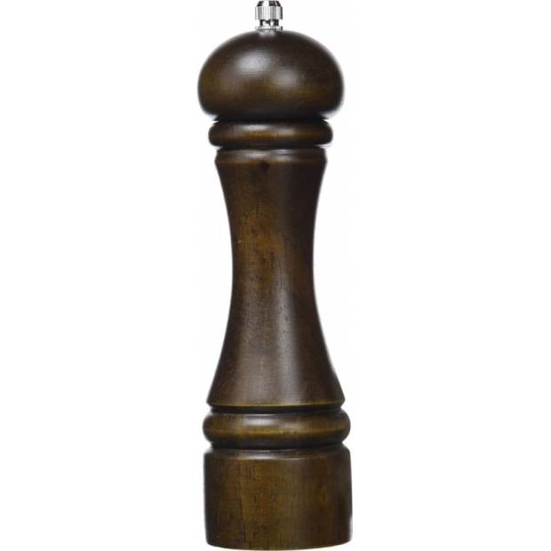 Drevený mlynček na čierne korenie tmavý 20cm
