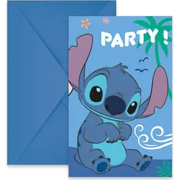Stitch party pozvánka 6 ks - Procos