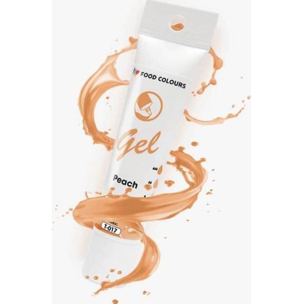 Food Colours gélová farba v tube Peach 30 g - dortis