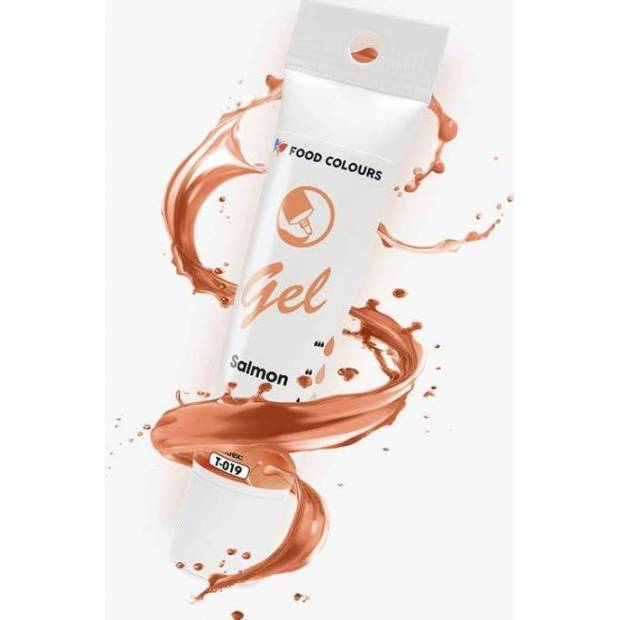 Food Colours gélová farba v tube Salmon 30 g - dortis
