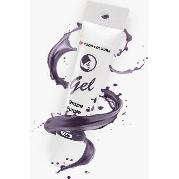 Food Colours gélová farba v tube Grape Purple 30 g - dortis