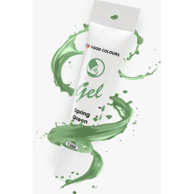 Food Colours gélová farba v tube Spring Green 30 g - dortis