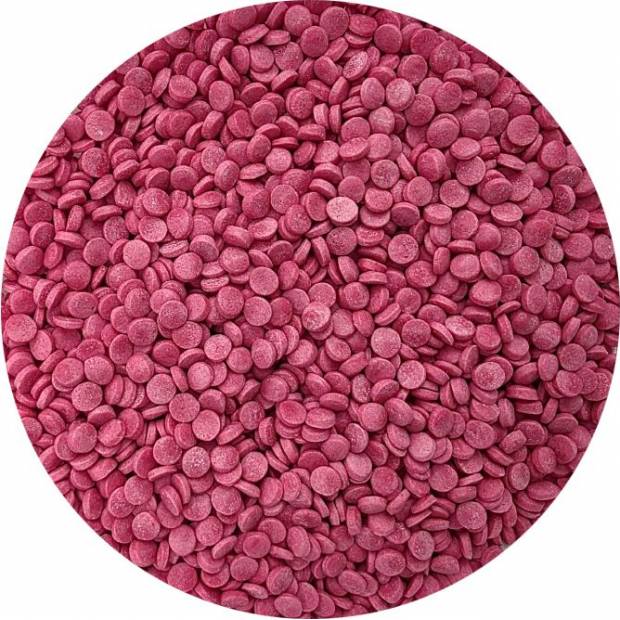 Cukrové dekorácie bordové konfety 80g - I LOVE CAKES