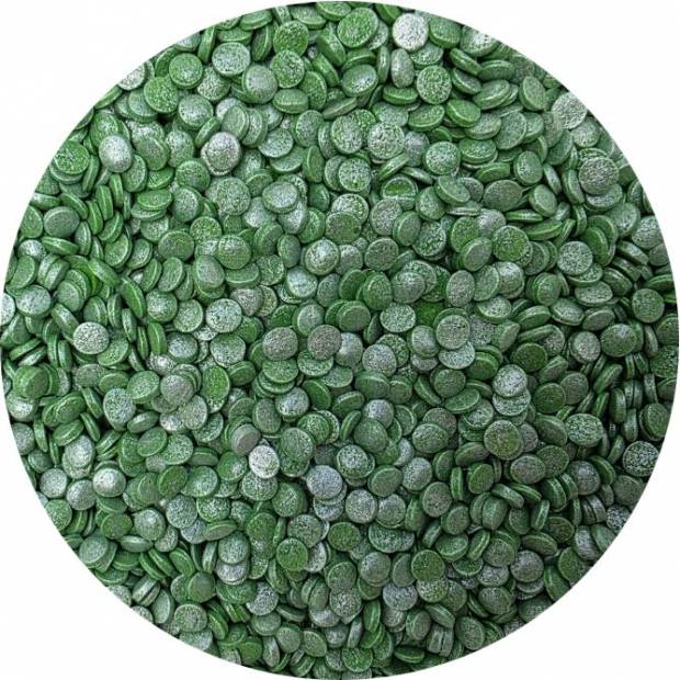 Cukrové zdobenie zelené perlové konfety 80g - I LOVE CAKES