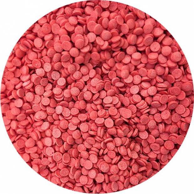Cukrové dekorácie červené konfety 80g - I LOVE CAKES
