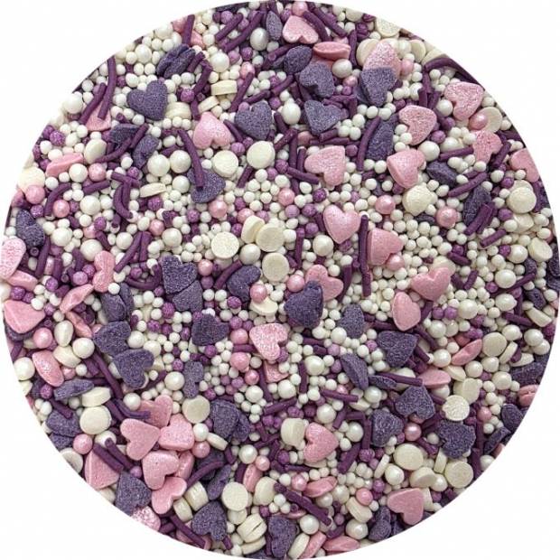 Cukrové zdobenie Lilac beauty 80g - I LOVE CAKES