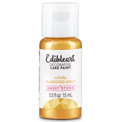 Metalická tekutá farba 15 ml Sunkissed Gold - Sweet Sticks