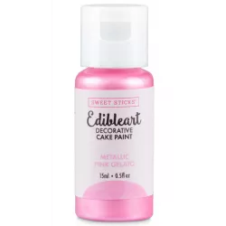 Metalická tekutá farba 15 ml Pink Gelato - Sweet Sticks
