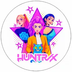 Jedlý papier K-Pop Demon Hunters 19,5 cm - Pictu Hap