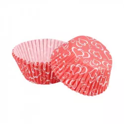 Cukrárenský košíček srdiečka 50x30mm 1000ks - Cakesicq