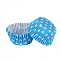 Cukrárenský košíček puntíky 50x30 mm 1000 ks - Cakesicq