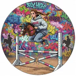 Jedlý papier Hobbyhorse graffiti 19,5 cm - Pictu Hap