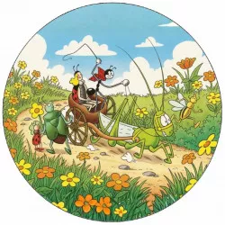 Jedlý papier Ferda mravenec s Beruškou 19,5 cm - Pictu Hap
