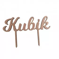 Zápich Kubík 14,5 × 4,5 cm - I LOVE CAKES