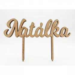Zápich Natálka, 14,5 × 4 cm - I LOVE CAKES