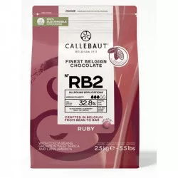 Čokoláda RB2 Ruby 32,8 % — 2,5 kg - Callebaut