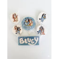 Cukrová figúrka zápich Bluey - I LOVE CAKES