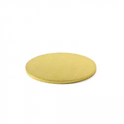 Zlatá podložka pod dort 25 cm, tloušťka 1,2 cm - Decora