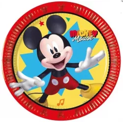Papierové taniere Mickey Mouse 19,5 cm, 8 ks - Procos