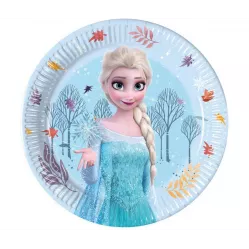 Papierové taniere Frozen 19,5 cm, 8 ks - Procos