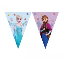 Papierové vlajočky „Frozen“, 2,3 m - Procos