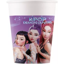 Papierové poháre K-pop Lovkyňa démonov, 8 ks - Procos