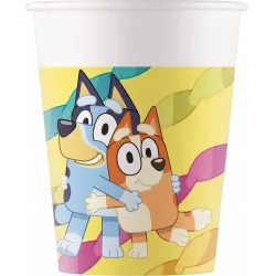 Papierové poháre Bluey, 8 ks - Procos