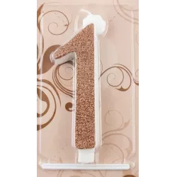 Sviečka veľká Rose Gold č. 1 - Gyertyakovacs
