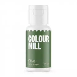 Olejová farba 20 ml, vysoko koncentrovaná, olivová - colour mill