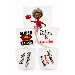 Cukrová dekorácia „Superbabička” - I LOVE CAKES