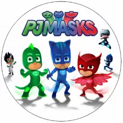 Jedlý papier PJ Masks, 19,5 cm - Pictu Hap