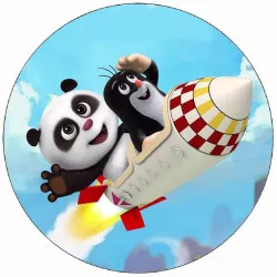 Jedlý papier Krtek a panda 19,5 cm - Pictu Hap
