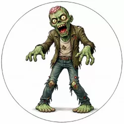 Jedlý papier Zombie 19,5 cm - Pictu Hap