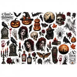 Jedlý papier Halloweenske hororové motívy - PICTURE