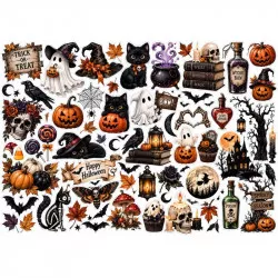 Jedlý papier s veselými halloweenskými motívmi - PICTURE