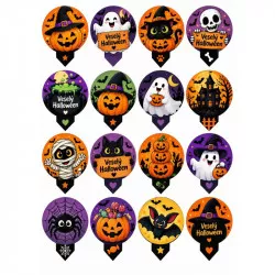 Jedlý papier na zapichnutie do muffinu – veselý Halloween - PICTURE