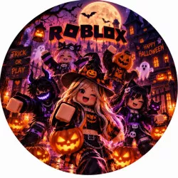Jedlý papír halloweenské roblox 19,5cm