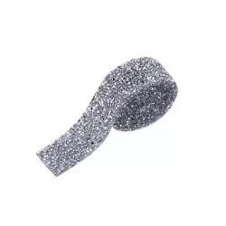 Prémiový strieborný diamantový bočný pás 3 cm x 4,57 m - Gyertyakovacs