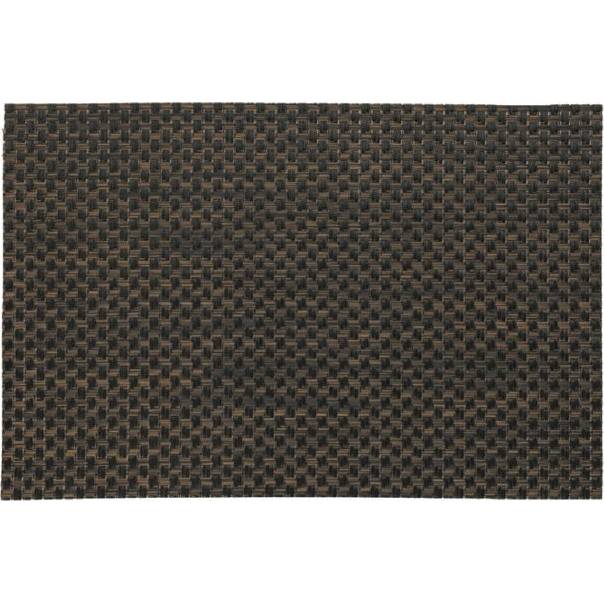 Prestieranie PLATO, polyvinyl, hnedé/čierne 45 × 30 cm KL-15638
