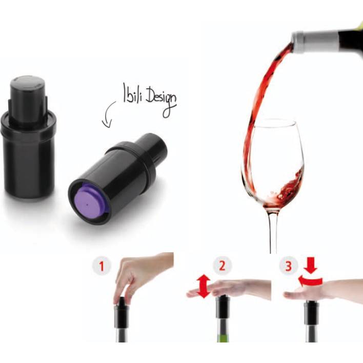 Vákuový uzáver fľaše na víno
