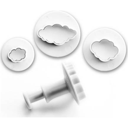 E-shop Ozdobovacia súprava mraky set – 3 ks Ibili