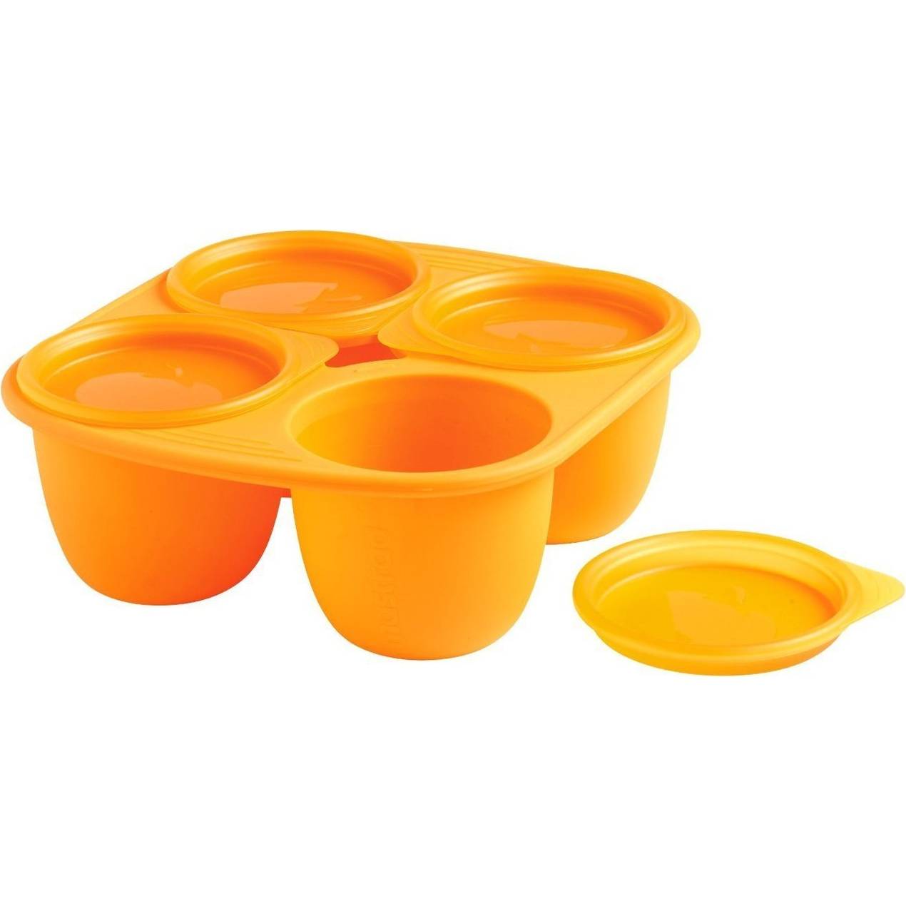 Silikónová miska Mastrad 4 porcie oranžová 280 ml