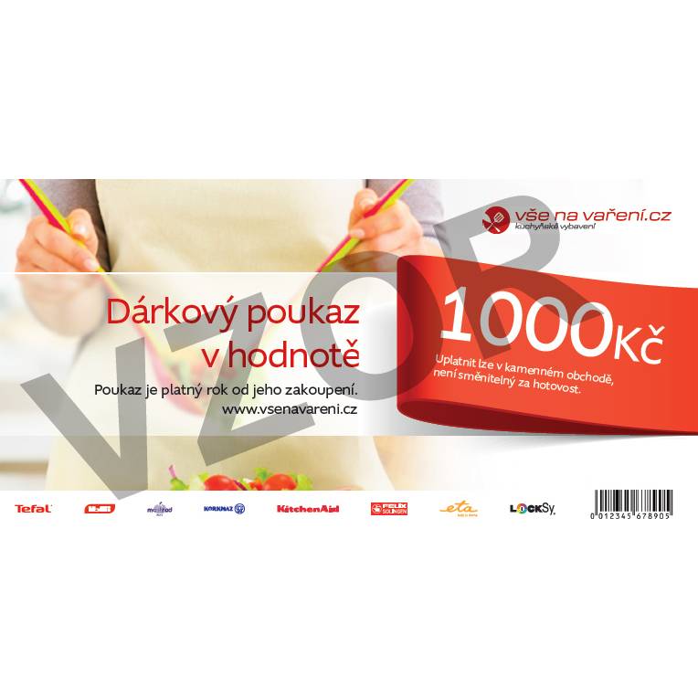 E-shop Darčekový poukaz v hodnote 1000 Kč