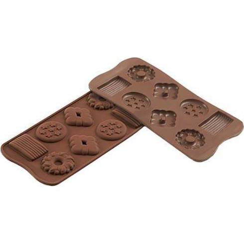 E-shop Silikónová forma na čokoládu – sušienky